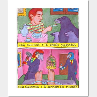 Cuervos y Guacamayas Posters and Art